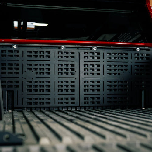 Cali Raised LED Front Bed MOLLE System | 2024+ Toyota Tacoma OffRoadUSA.com