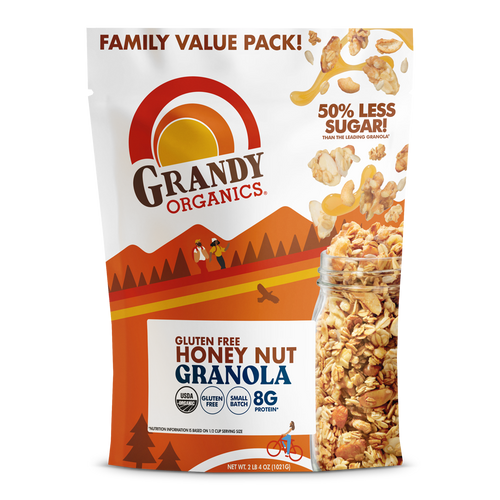 Gluten Free Honey Nut Granola Grandy Organics