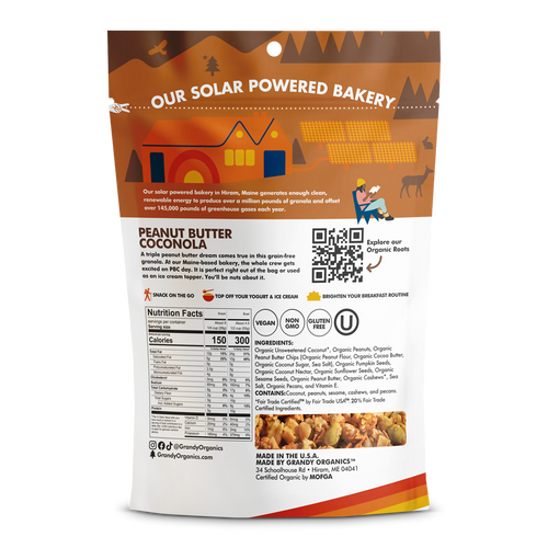 Peanut Butter Coconola Grandy Organics