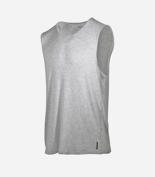 Bamboo Aerotech Tank - Heather Grey Bamtech