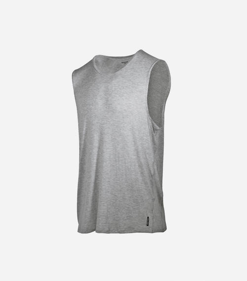 Bamboo Aerotech Tank - Heather Grey Bamtech