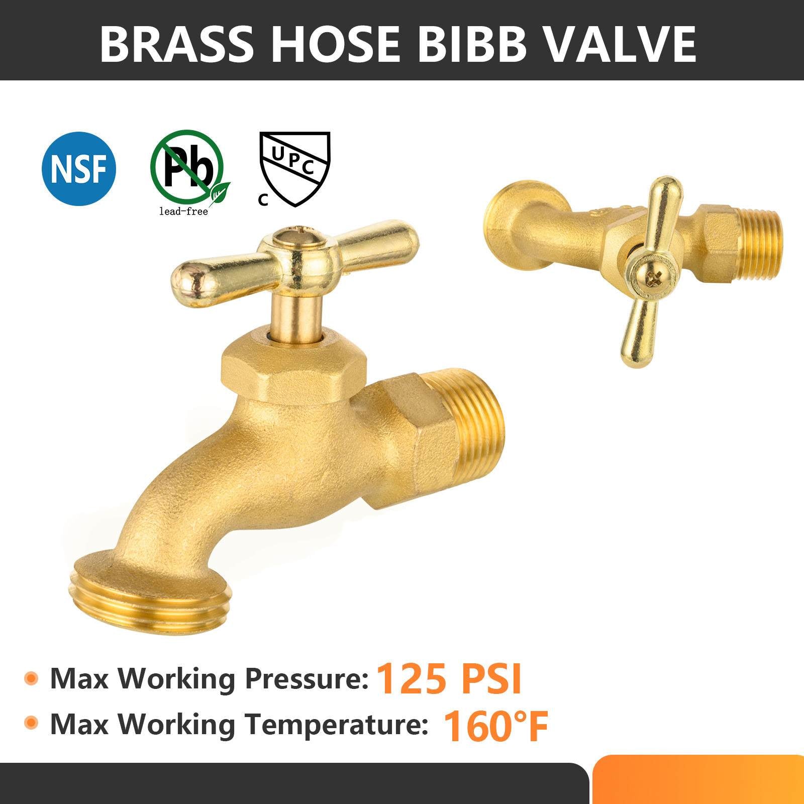10 Pcs 1/2" MIP X 3/4" NH Hose Bibb Plumbingsell
