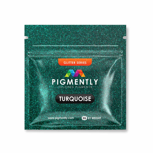 Turquoise Glitter Epoxy Powder Pigment UltraClear Epoxy