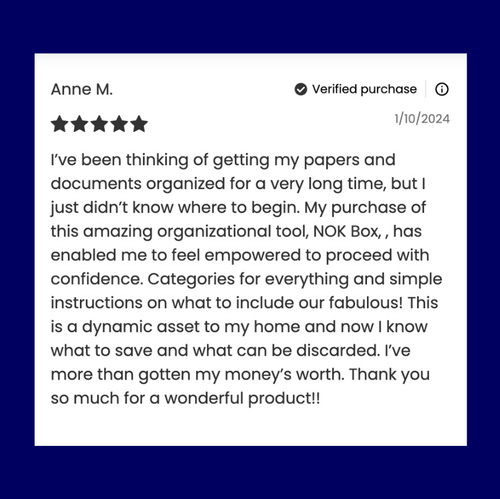 The Nokbox™ Fireproof