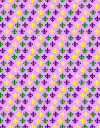 American Duke Apparel Company The Fleur de Lis Polo - Purple