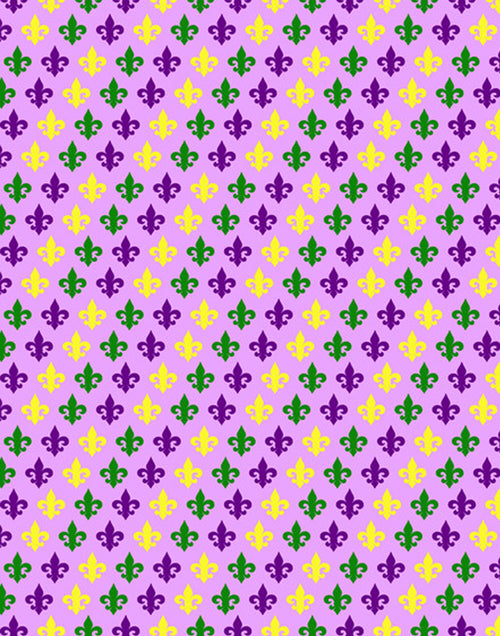 American Duke Apparel Company The Fleur de Lis Polo - Purple