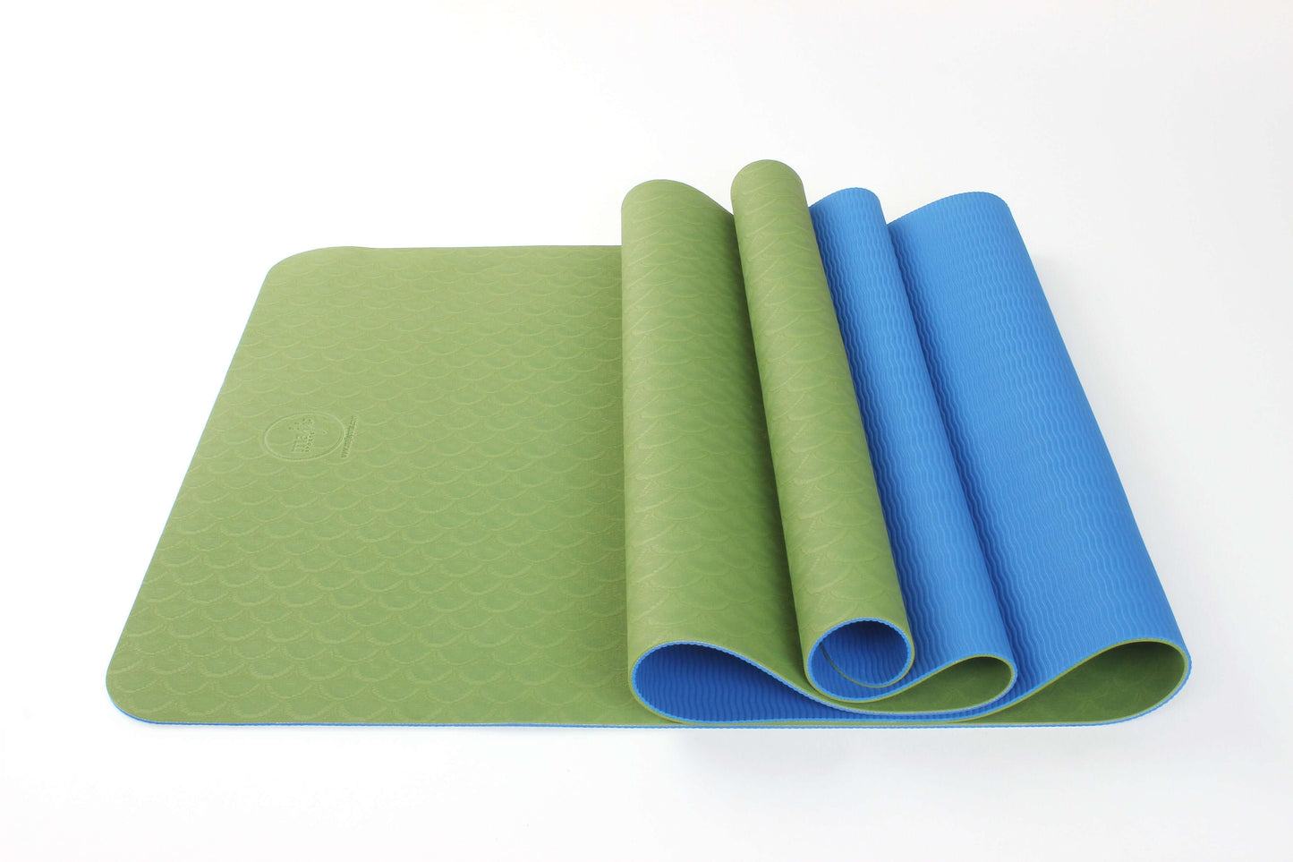 2-Tone TPE Premium Yoga Mat - Non-Slip, Eco-Friendly, Extra Cushioning for All Yoga Styles