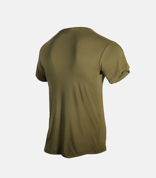 Bamboo Aerotech T-Shirt - Olive Green Bamtech