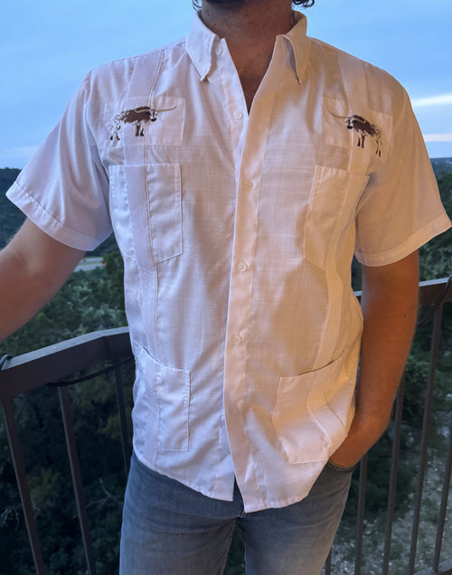 American Duke Apparel Company Guayabera - Texas Longhorns