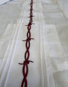 American Duke Apparel Company Guayabera - Maroon Barbed Wire