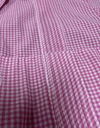 American Duke Apparel Company Guayabera - Pink Gingham