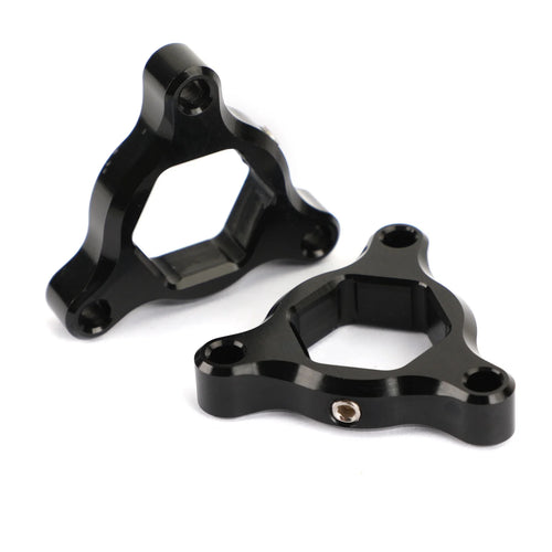 Areyourshop FORK PRE ADJUSTERS BLACK 17MM Fit for Yamaha FZS 600 1000 Fazer TDM850 TRX850 Motorcycle Accessories Parts