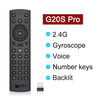 G20S G20S PRO BT Gyro Smart Voice Remote Control G20 IR Learning 2.4G Wireless Fly Air Mouse For X96 H96 MAX Android TV Box