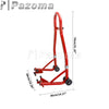 Red Steel Motorcycle Stand Paddock Lift Front Wheel Support Frame For Honda Suzuki Yamaha Kawasaki BMW Dual Sport Street Bikes