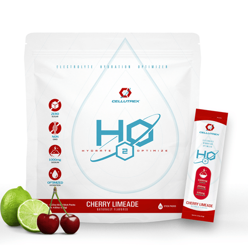 H2O ELECTROLYTES™ - Cherry Limeade | Zero Sugar Electrolyte Powder Cellutrex