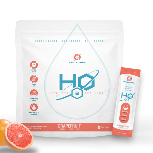 H2O ELECTROLYTES™ - Grapefruit | Zero Sugar Electrolyte Powder Cellutrex