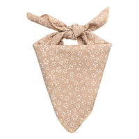 Pet Bandanas Plaid Dots Style Cotton Washable Dog Bandanas Scarf Bowties Collar Pet Square Bib For Puppies Kittens