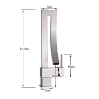 Gold Bathroom Basin Faucet Chrome Black  Hot&Cold Mixer Taps Deck Mounted Faucets