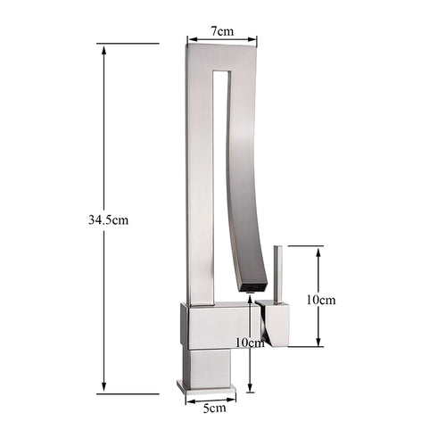 Gold Bathroom Basin Faucet Chrome Black  Hot&Cold Mixer Taps Deck Mounted Faucets