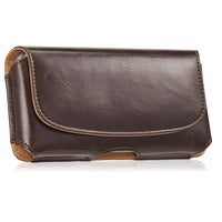 Universal Leather Horizontal 6.7'' inch Pouch Case Belt Clip Holster For iPhone Samsung Xiaomi Redmi Huawei Nokia LG Cell Phones