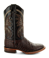 Soto Boots Soto Boots Brown Caiman Belly Print Men's Cowboy Boots H4001