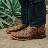 Soto Boots Soto Boots Men's Pirarucu Print Cowboy Boots H4015