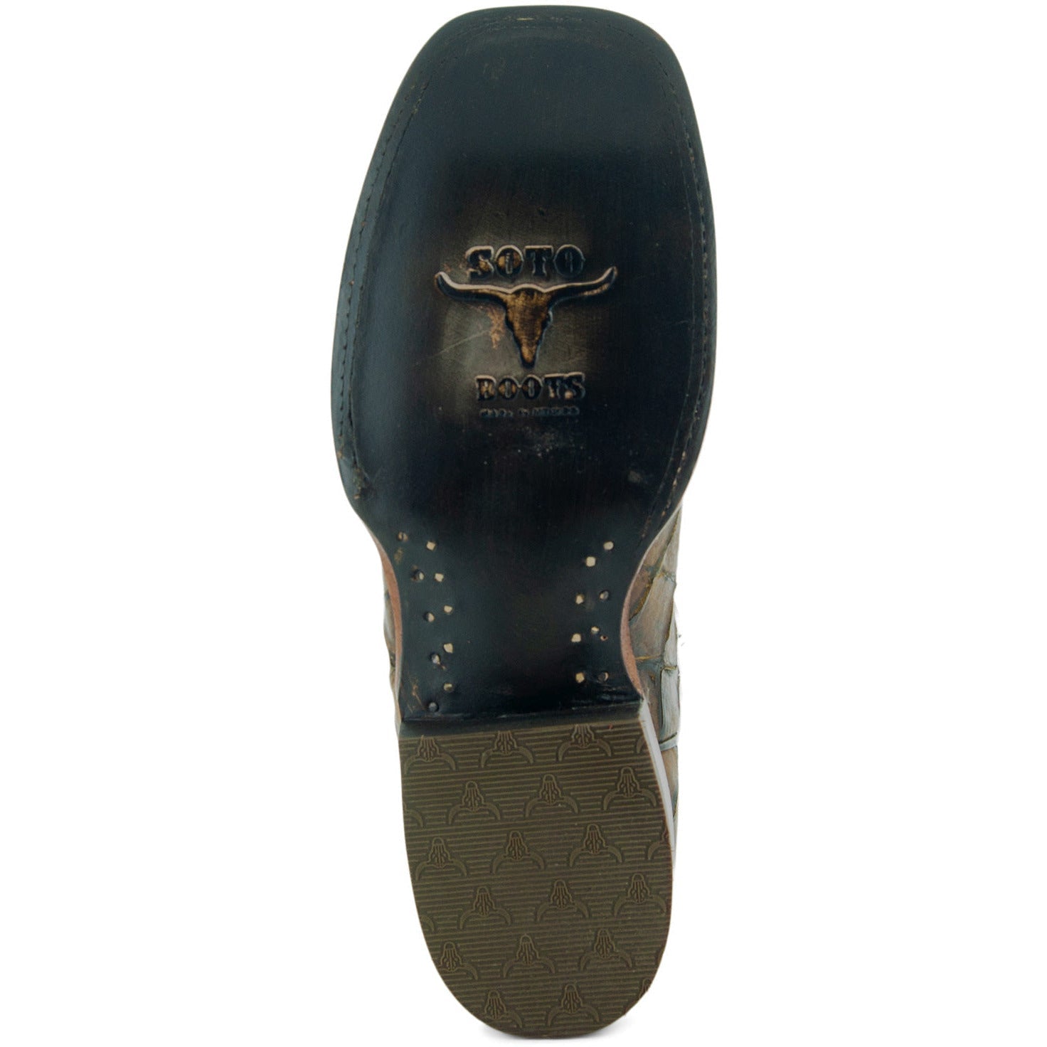 Soto Boots Soto Boots Men's Pirarucu Print Cowboy Boots H4015