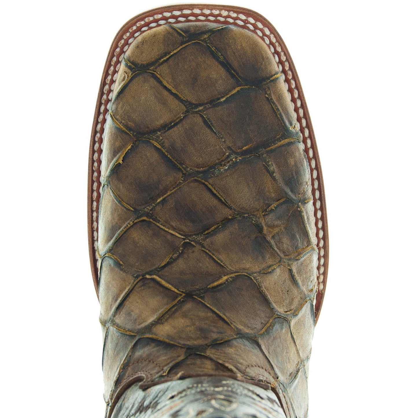 Soto Boots Soto Boots Men's Pirarucu Print Cowboy Boots H4015