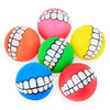 Pet Dog Ball Teeth Funny Trick Toy Silicone Toy for dogs Chew Squeaker Squeaky Dog Sound toys Pet puppy Toys interactive cat toy