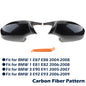 1 Pair Car Rearview Mirror Cap Side Mirror Cover Fit For BMW E90 E91 2005-2007 E92 E93 E81 E82 E88 E87  Pre-LCI Car Accessories
