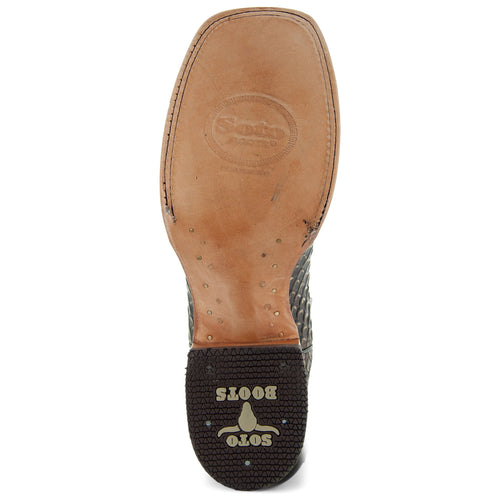 Soto Boots Soto Boots Mens Tan Python Print Boots H50032