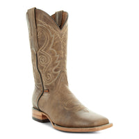 Soto Boots Soto Boots Mens Tan Broad Square Toe Cowboy Boot H50036