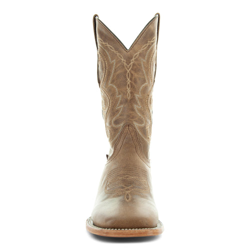 Soto Boots Soto Boots Mens Tan Broad Square Toe Cowboy Boot H50036