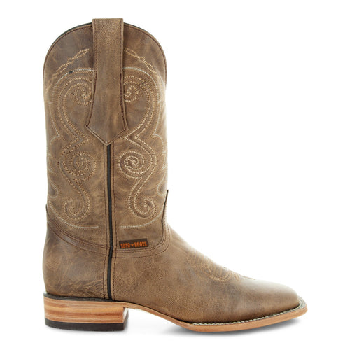 Soto Boots Soto Boots Mens Tan Broad Square Toe Cowboy Boot H50036