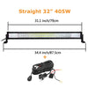 Curved/Straight 22 32 42 52inch 675W 540W Led Light Bar Driving Lights 7D 3-Rows Offroad Truck SUV ATV Tractor Car Boat