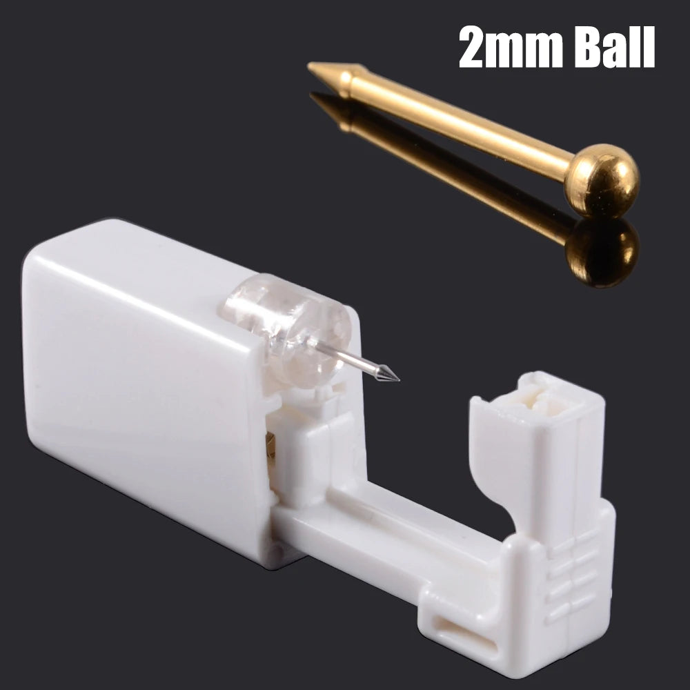 1PC Disposable Safe Sterile Piercing Unit For Nose Studs Flower Style Piercing Gun Piercer Tool Machine Body Piercing Jewelry