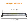 Curved/Straight 22 32 42 52inch 675W 540W Led Light Bar Driving Lights 7D 3-Rows Offroad Truck SUV ATV Tractor Car Boat
