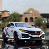1:32 HONDA CIVIC TYPE R Alloy Sports Car Model Diecasts & Toy Vehicles Metal Car Model Sound and Light Collection Kids Toy Gift