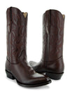 Soto Boots Cowboy Dress Boots | Mens Classic Round-Toe Boots (H7001-Brown)
