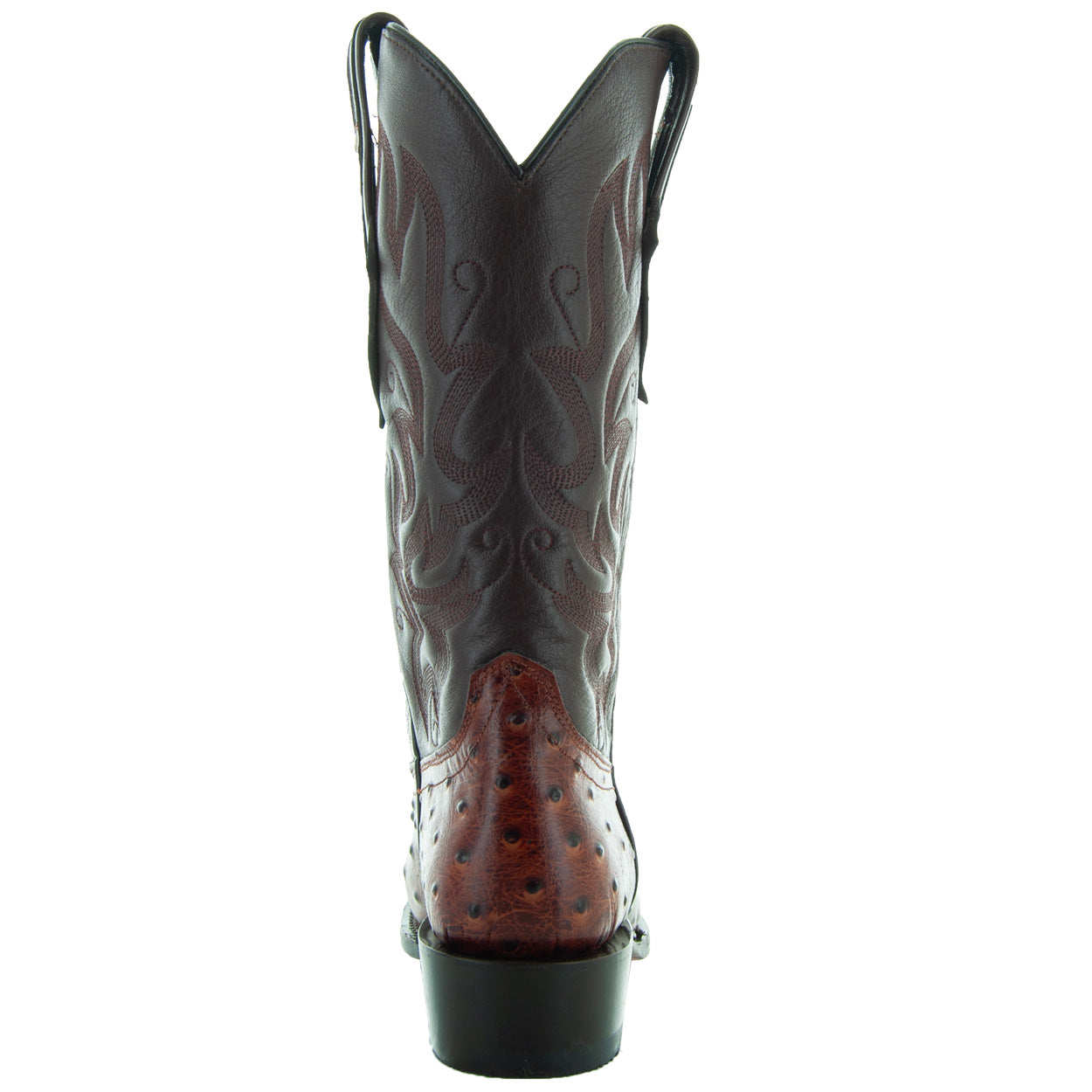 Soto Boots Soto Boots Men's Cognac Ostrich Print Cowboy Boots (H7002)