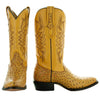 Soto Boots Men's Mantequilla Ostrich Print Cowboy Boots (H7002)