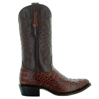 Soto Boots Soto Boots Men's Gator Tail Print Cowboy Boots Cognac (H7006)