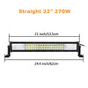 Curved/Straight 22 32 42 52inch 675W 540W Led Light Bar Driving Lights 7D 3-Rows Offroad Truck SUV ATV Tractor Car Boat