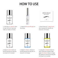Brow Lamination Kit Semi-permanent Brow Lift Extension Kit Brow Lash Lift Brow Lamination Eyelash Lifting Perming Lashes Makeup
