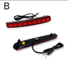 iJDM Car Red LED Bumper Reflector Lights For Toyota Corolla (2020 2021) Function as Tail,Brake & Rear Fog Lamps,Turn Light Lamp