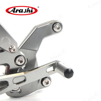 ARASHI Footrest For KAWASAKI Z900 ZR900 2020 2021 2022 2023 CNC Adjustable Rearset Foot Peg Pedal Motorcycle Accessories