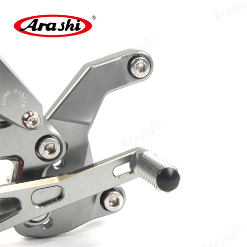 ARASHI Footrest For KAWASAKI Z900 ZR900 2020 2021 2022 2023 CNC Adjustable Rearset Foot Peg Pedal Motorcycle Accessories