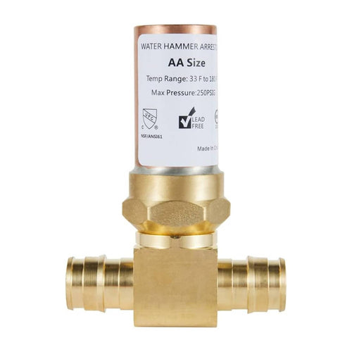 1/2" PEX-A Expansion, Water Copper Hammer Arrestor Tee Plumbingsell
