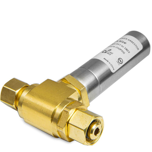 3/8" OD Comp. x 3/8" OD Female Comp. , Water Hammer Arrestor Tee For Dishwasher Connection, Stainless Steel Plumbingsell