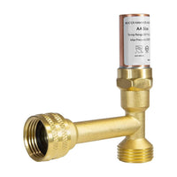 3/4" Swivel FHT x 3/4" MHT, Stainless Steel Tee Water Hammer Arrestors Plumbingsell